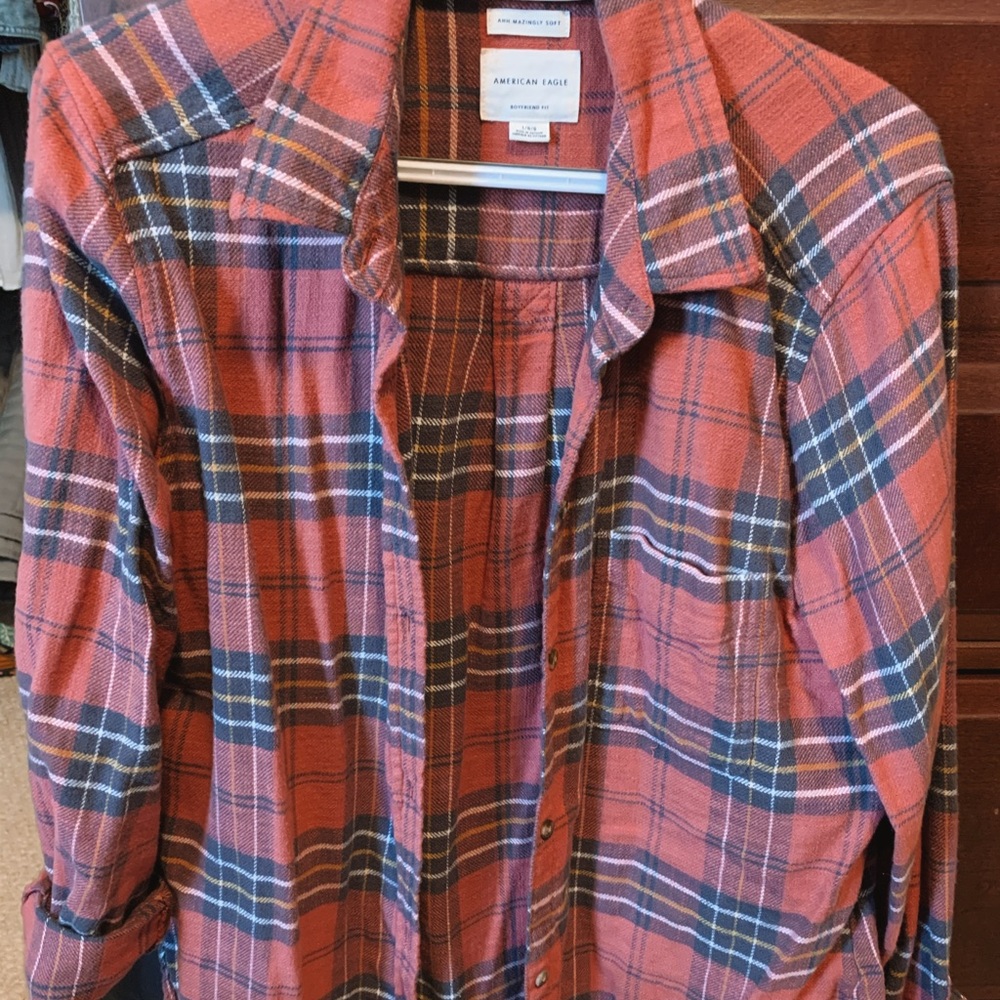 American Eagle boyfriend fit flannel
